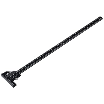 Scriber Gauge 26 Inch Extra Long Measuring and Marking Ruler, Layout and Joinery Gauge, CNC Aluminum Square Tool for Woodworking, Carpentry, Framing, DIY Projects New Version