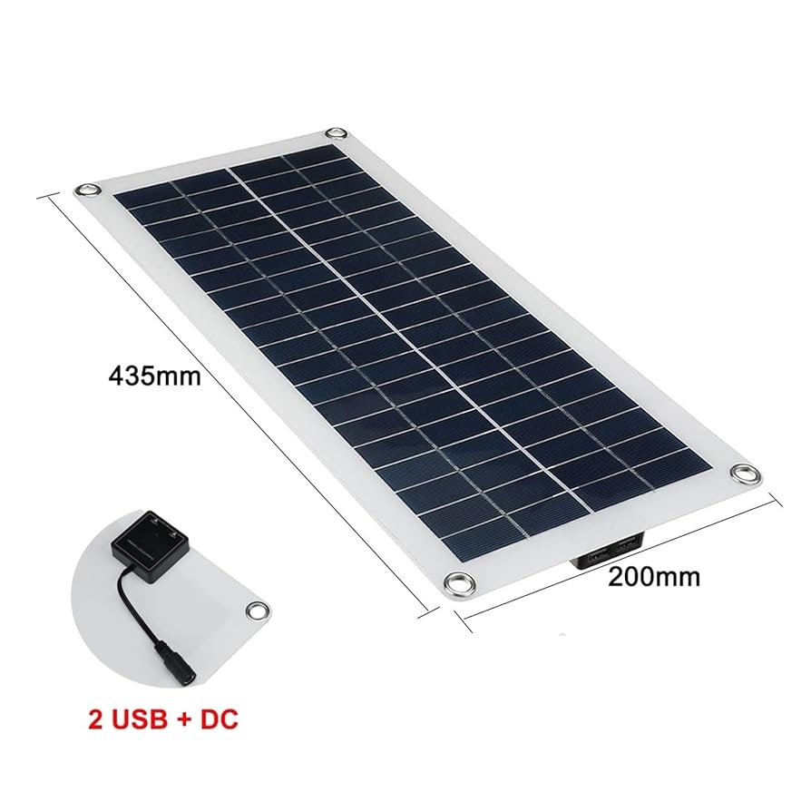 ソーラーパネル 5V/12V 出力 Amazon.co.jp: ソーラーパネル、 ソーラーパネル 12V USB 5V