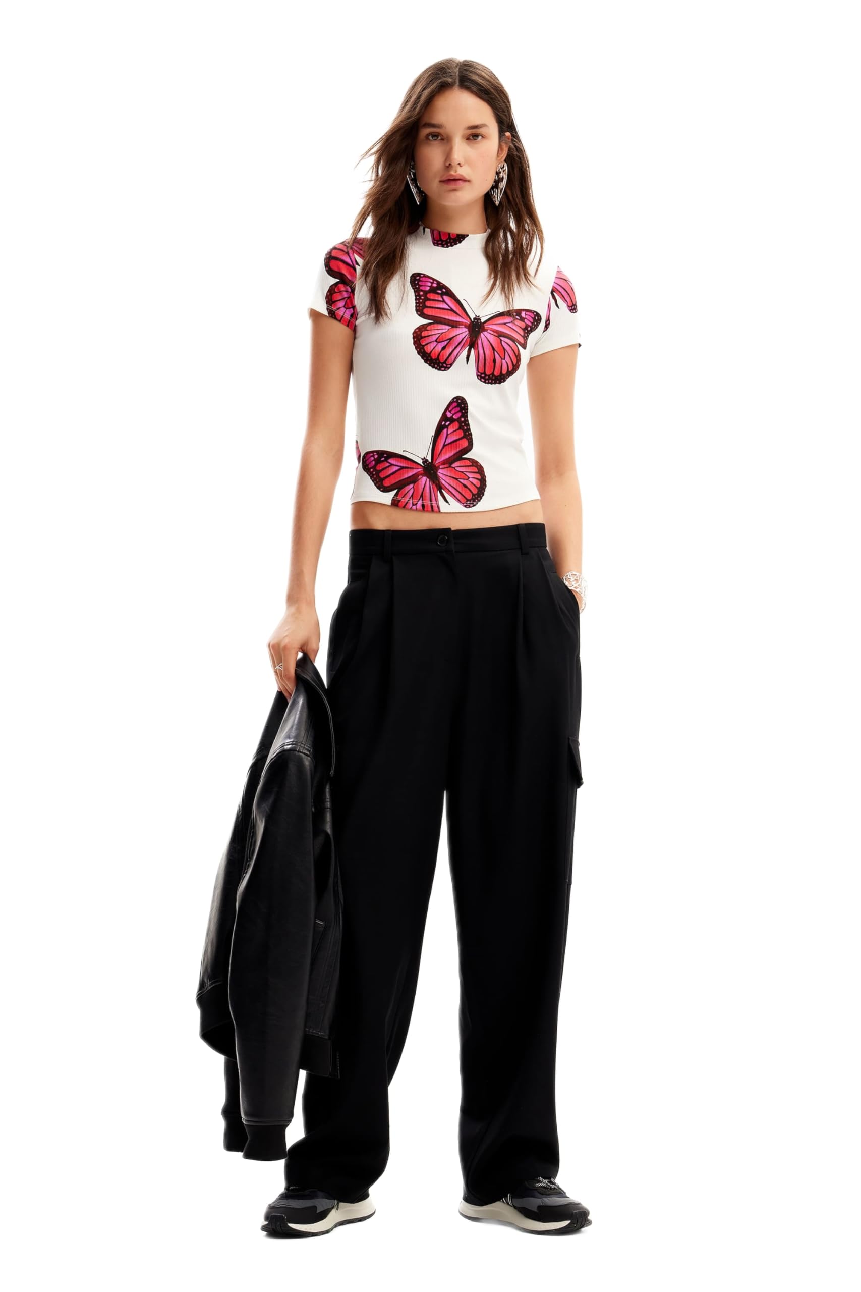 Desigual TS_Croise, 1000 Blanco, L, Blanco, L