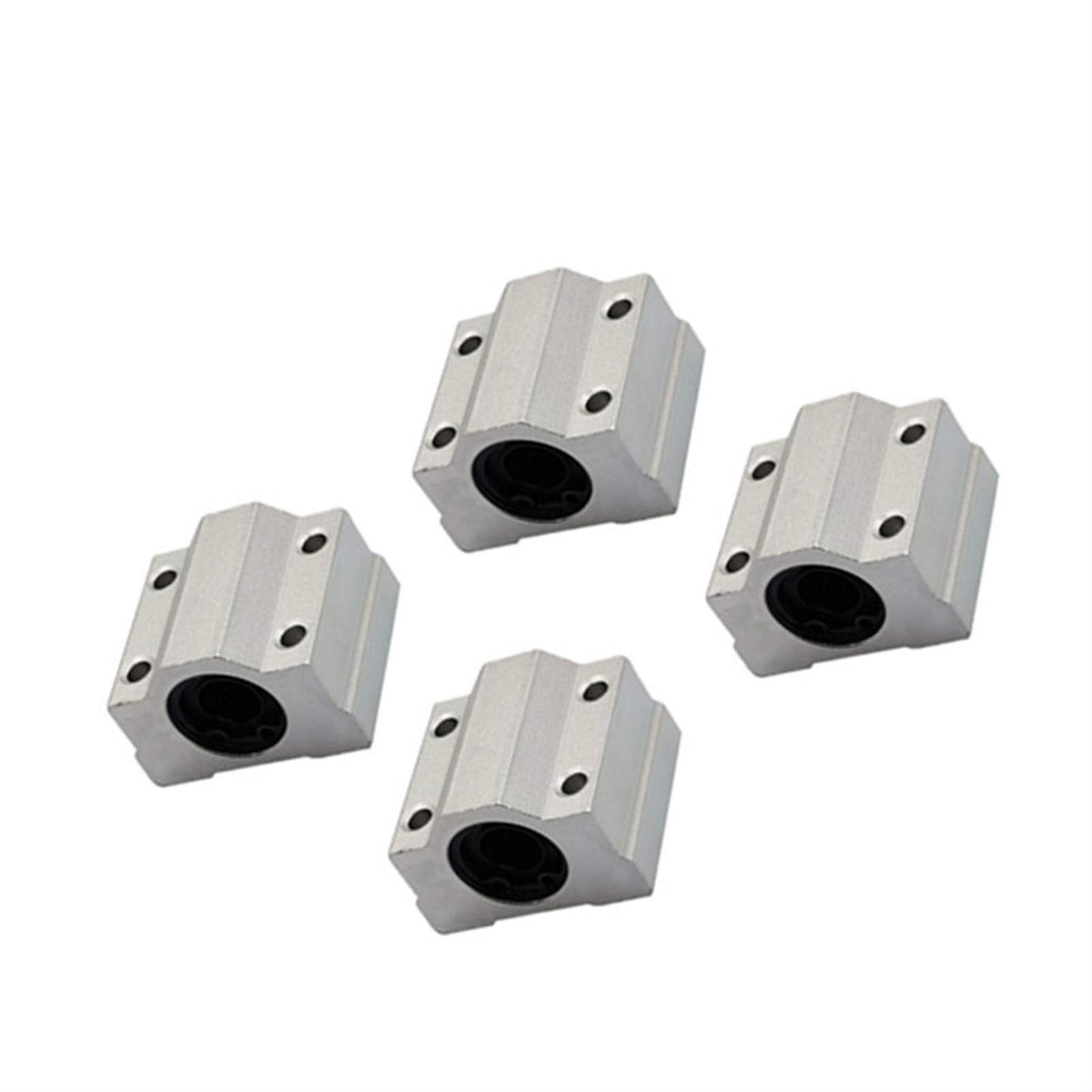 4 glissières à roulement à mouvement linéaire, type SCS6UU-SCS20UU, SCS8LUU-SCS20LUU, longueur 6-20 mm, principalement utilisées for les pièces CNC, les pièces d'imprimante 3D, les machines-outils de