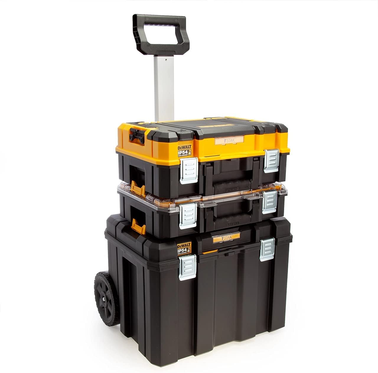 DeWalt DWST83411-1 Tstak Tower I Kit Porta Elettroutensili, Nero/Giallo