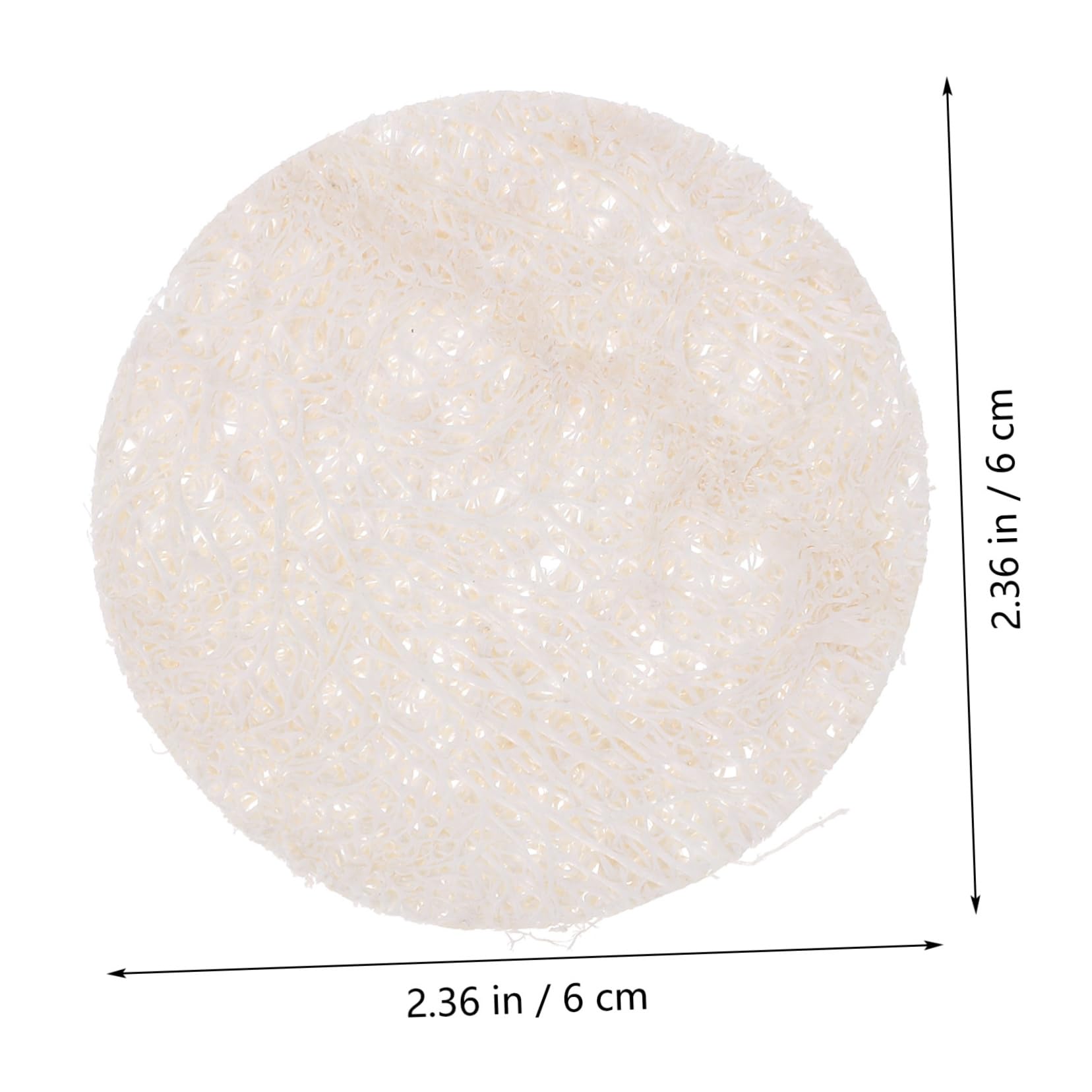 HOODANCOS 18Pcs Natural Loofah Face Scrub Pads for Exfoliating Skin Compact Cleaning Sponges Gentle Scrubber for Bath and Shower for Men and Women