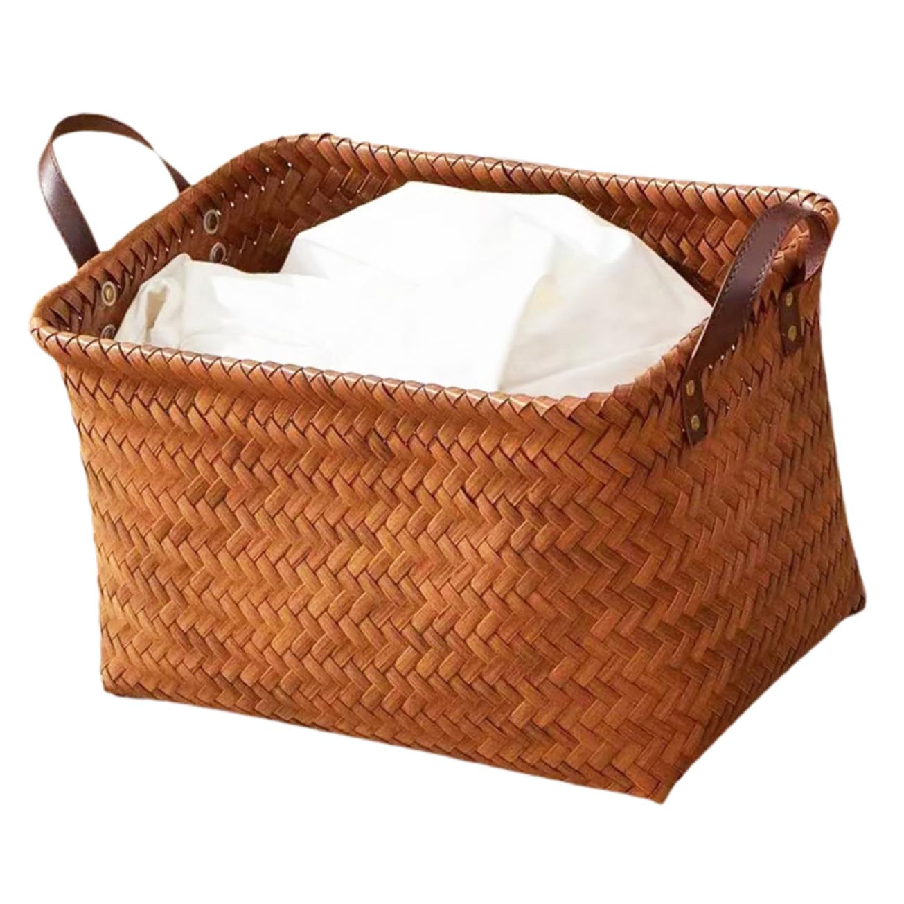 Paniers en jonc de mer et paniers décoratifs pour rangement maison