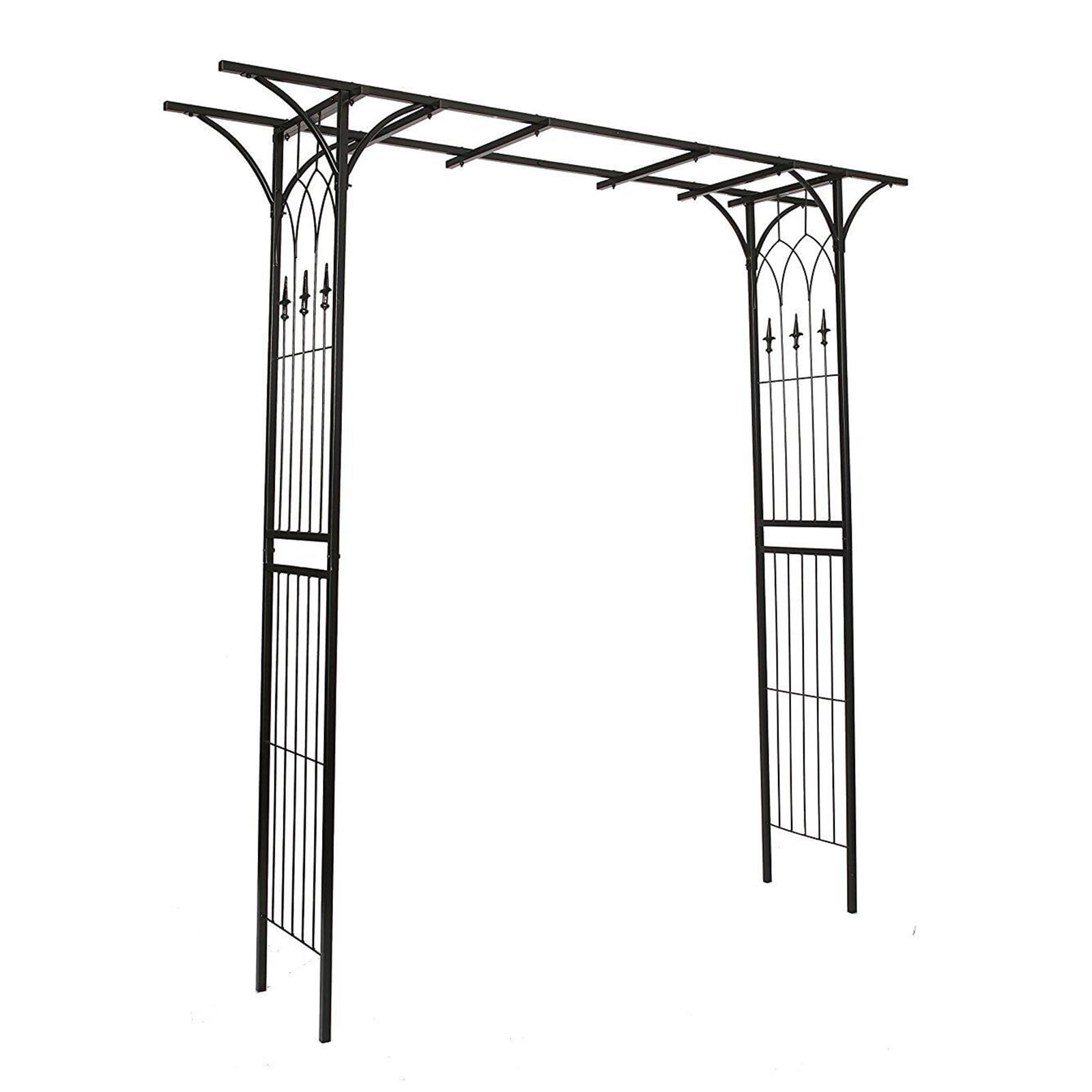 Arche en treillis plantes grimpantes pour tuteurer sans plier