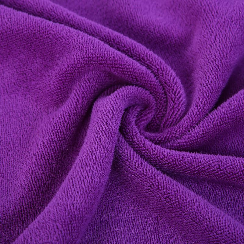 Genérico Toallas Baño Grandes,Bath Towels Toalla de baño súper Absorbente y Secado rápido 180 x 200 cm, Toalla Lujo Grande, Hotel Suave for Usar(Light Purple,180x200cm)