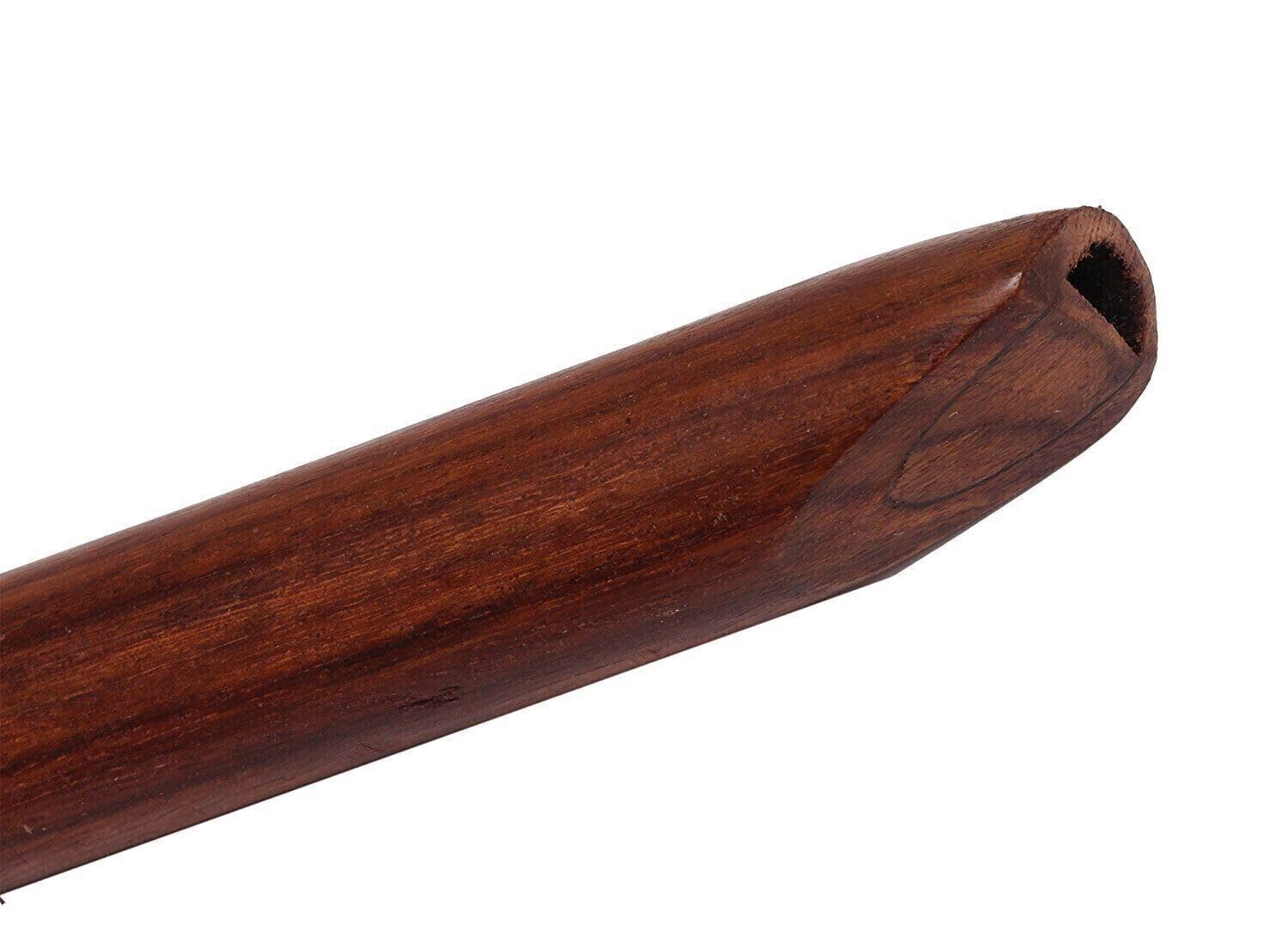 Handmade Wooden Woodwind Musical Mouth Flute/Bansuri Instrument