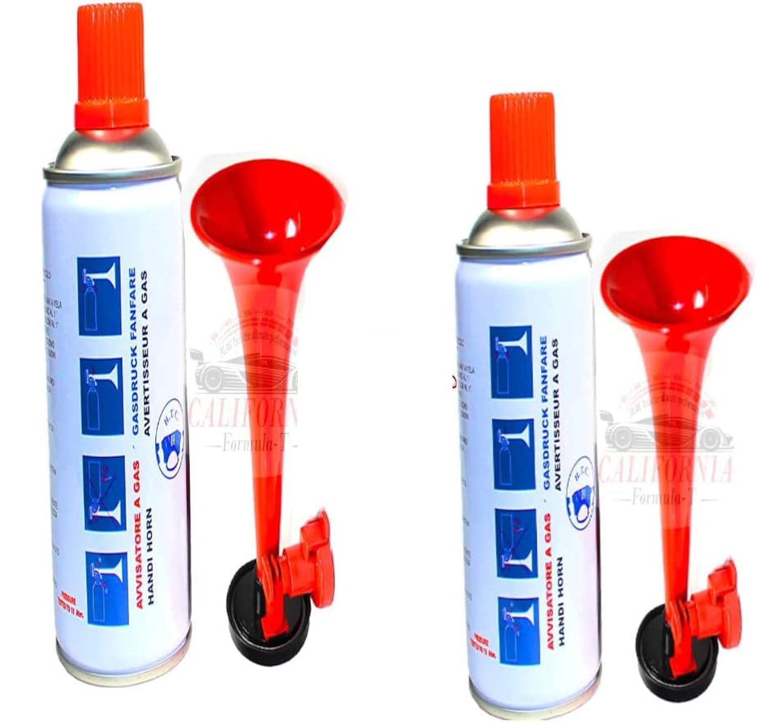 Blast the Fun with This Loud Portable Air Horn – Handheld Gas Horn for Sports, Parties, Boating, Camping & More – Refillable, Compact & Ready to Roar! Super Blast Gas Horn Blister (2 PIECES)