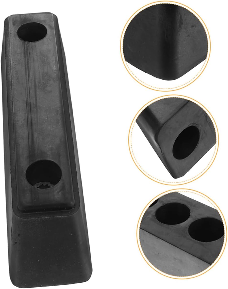 Thick Rubber Trailer Rear Bumper Protector Block Impact-Absorbing Car Bumper Guard for Trucks Rubber Cushion Stopper Stylish Truck Cargo Area Shield Buffer Pad for Vehicle