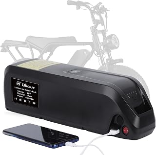 36V 48V 52V Ebike Battery, 15Ah 20Ah Electric Bike Lithium Battery Ebike Battery for 0-1200W Electric Bike with 3A Fast Charger and BMS, LED Battery Indicator, Safety Lock
