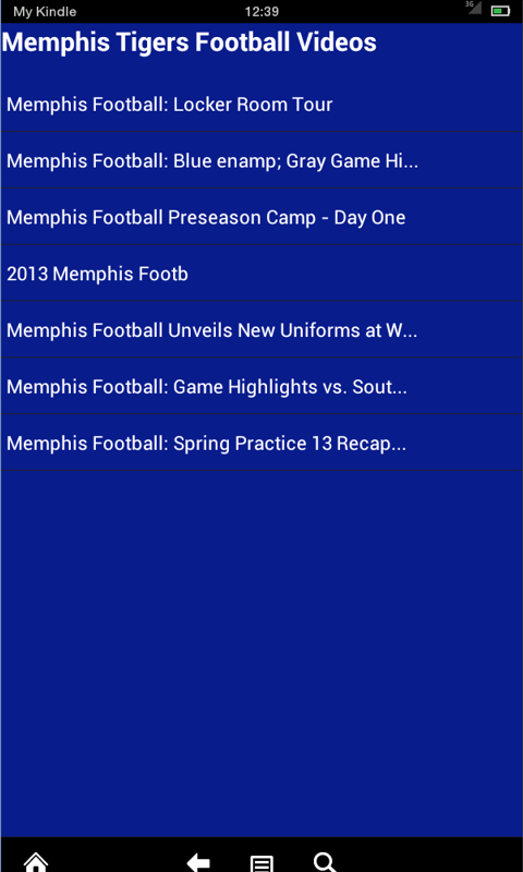 Memphis Football News - App on Amazon Appstore