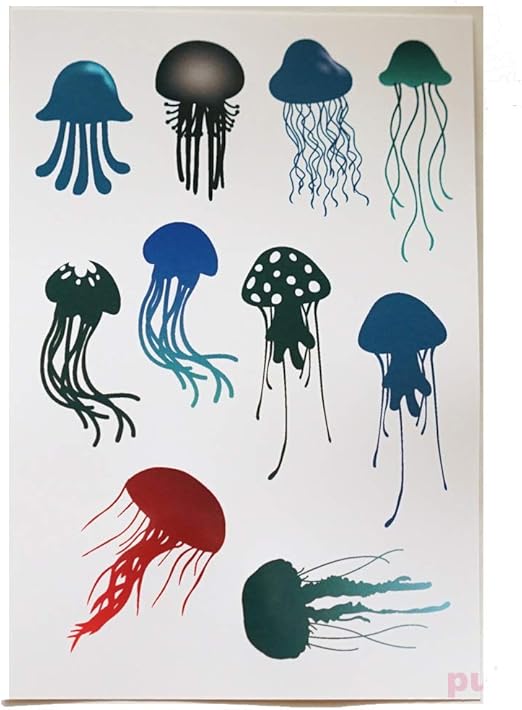 クラゲ タトゥーシール タトゥーシール 通販 Amazon