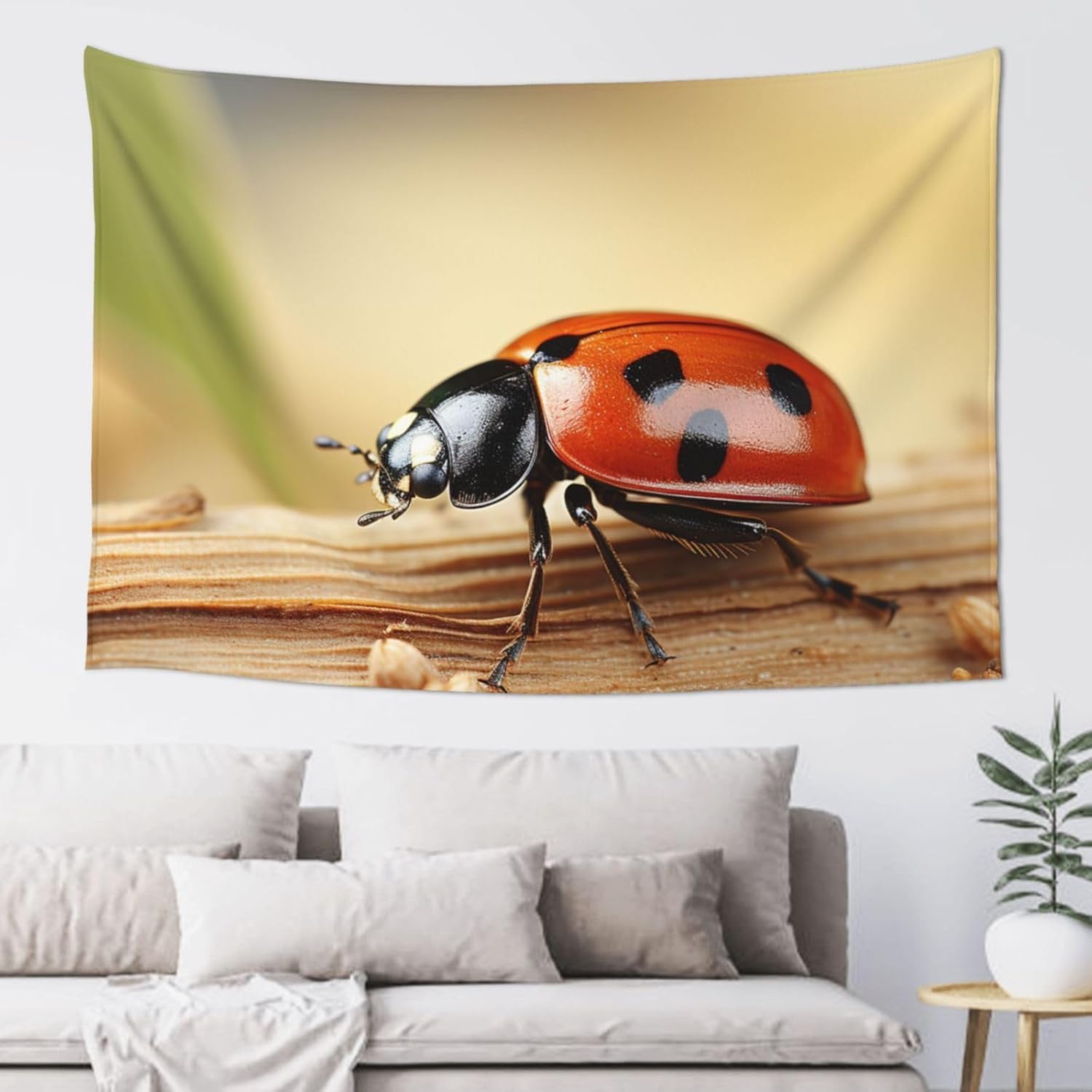 Wall art tapestry insectes décoration murale grand format chic - 8
