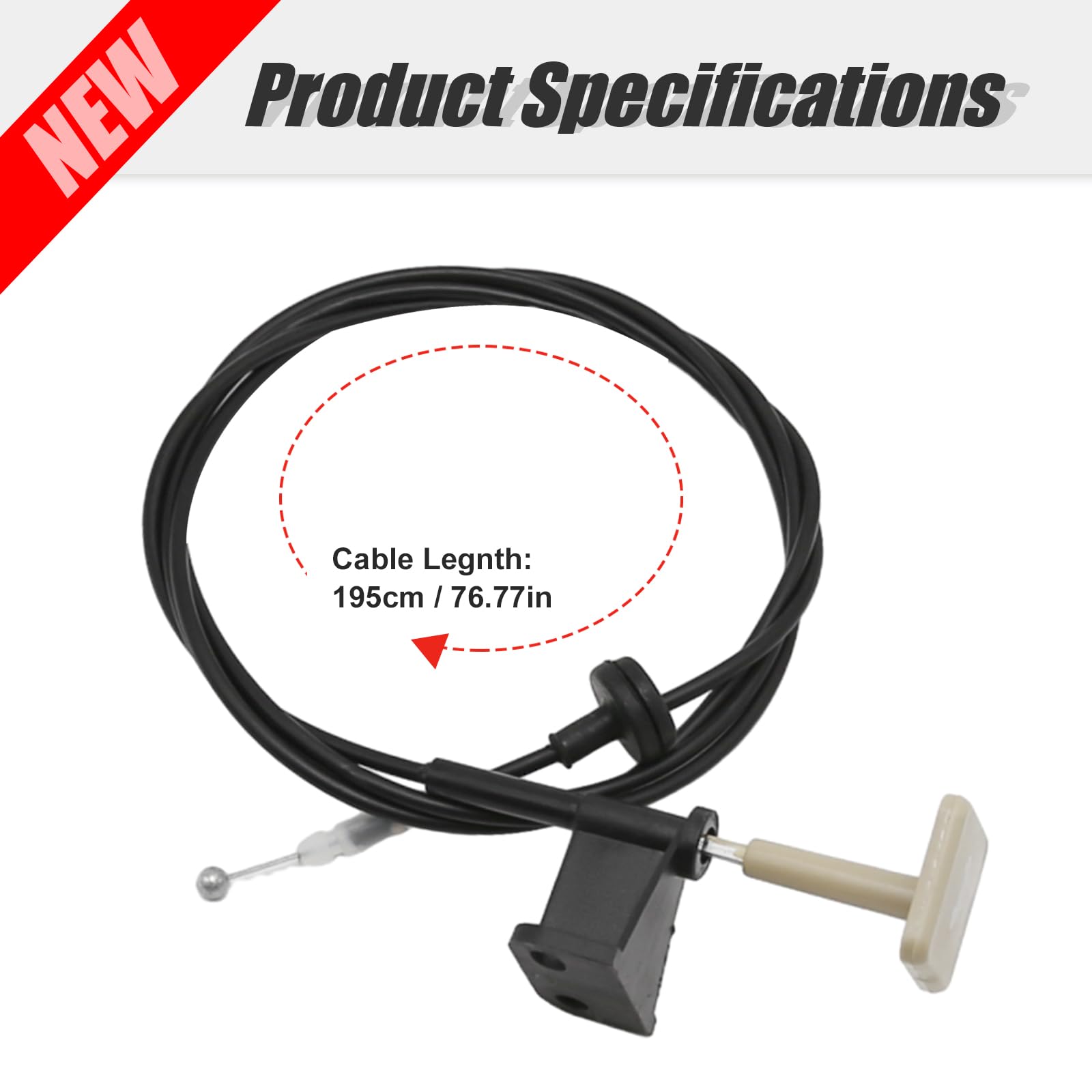 ポコ Honor 70 Cable De Apertura Del Capó Para Honda Civic 1996-2000