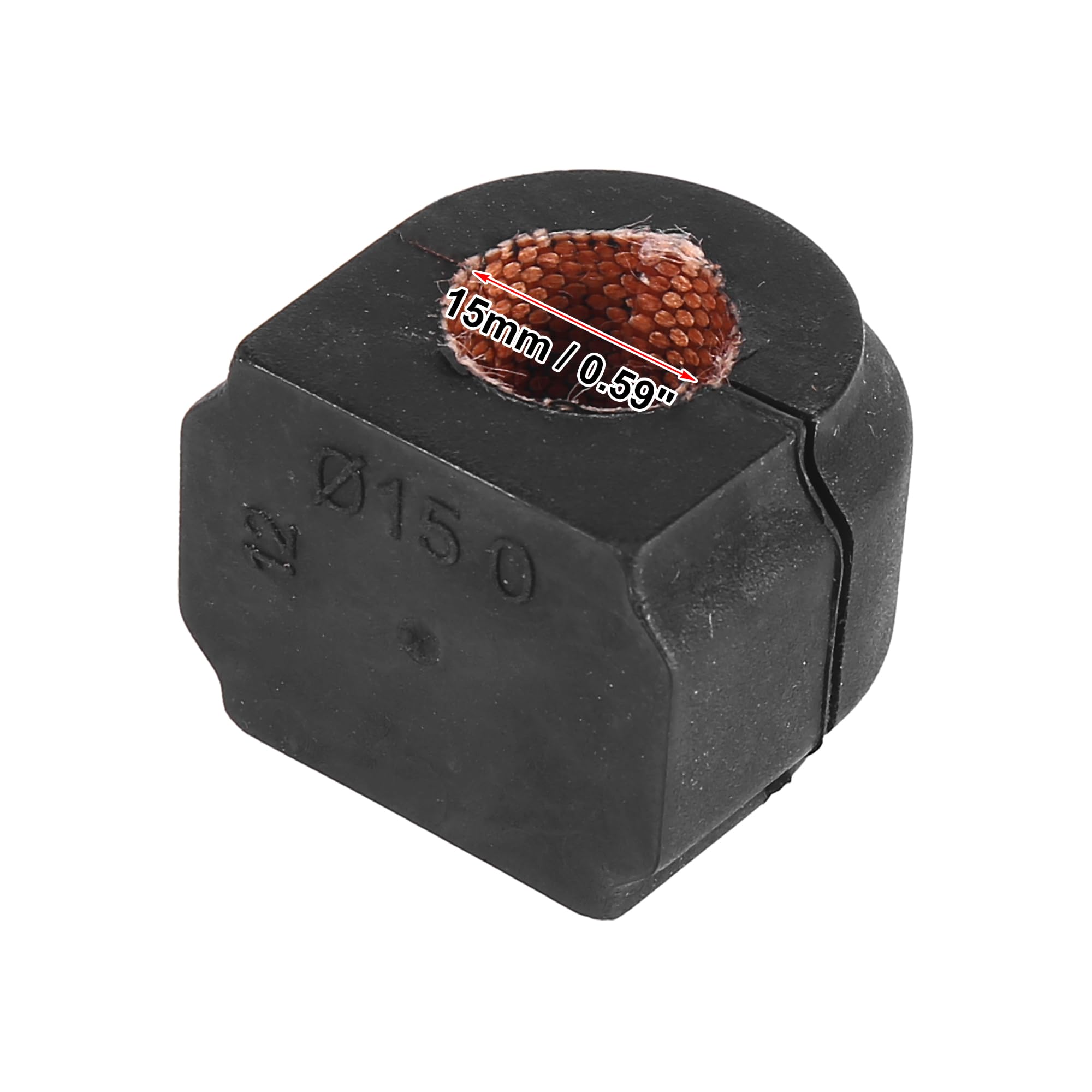 Amazon.com: X AUTOHAUX 33556754823 Black Rubber Rear Stabilizer  