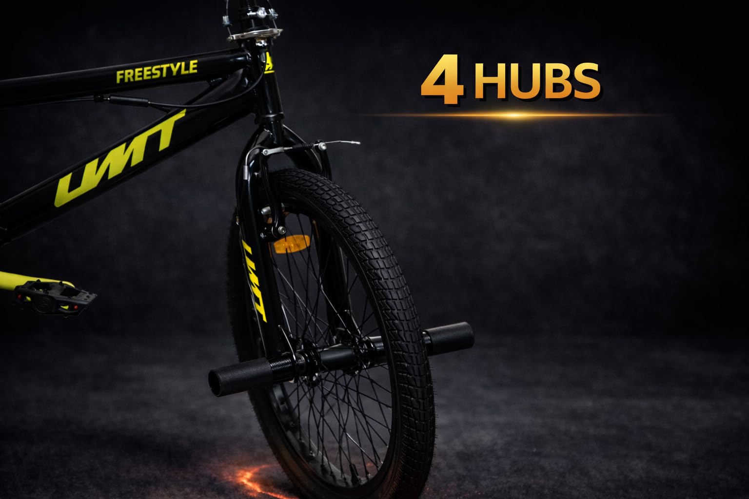 Bicicleta BMX 20 Pulgadas | BMX Freestyle + Rotor 360° + 4 Hubs + Frenos V-Break | Diseño Resistente y Original