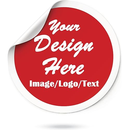 100,150PCS Custom Stickers for Business Logo Stickers Personalized Labels with Any Image Logo and Text Customized Stickers for Thank You Business(Circle)
