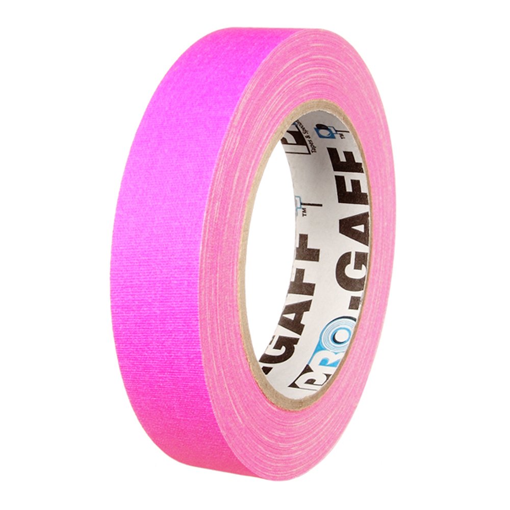 Nastro Gaffer Neon Rosa 25mm X 15m - Adesivo Fluorescente Per Palco E Decorazioni