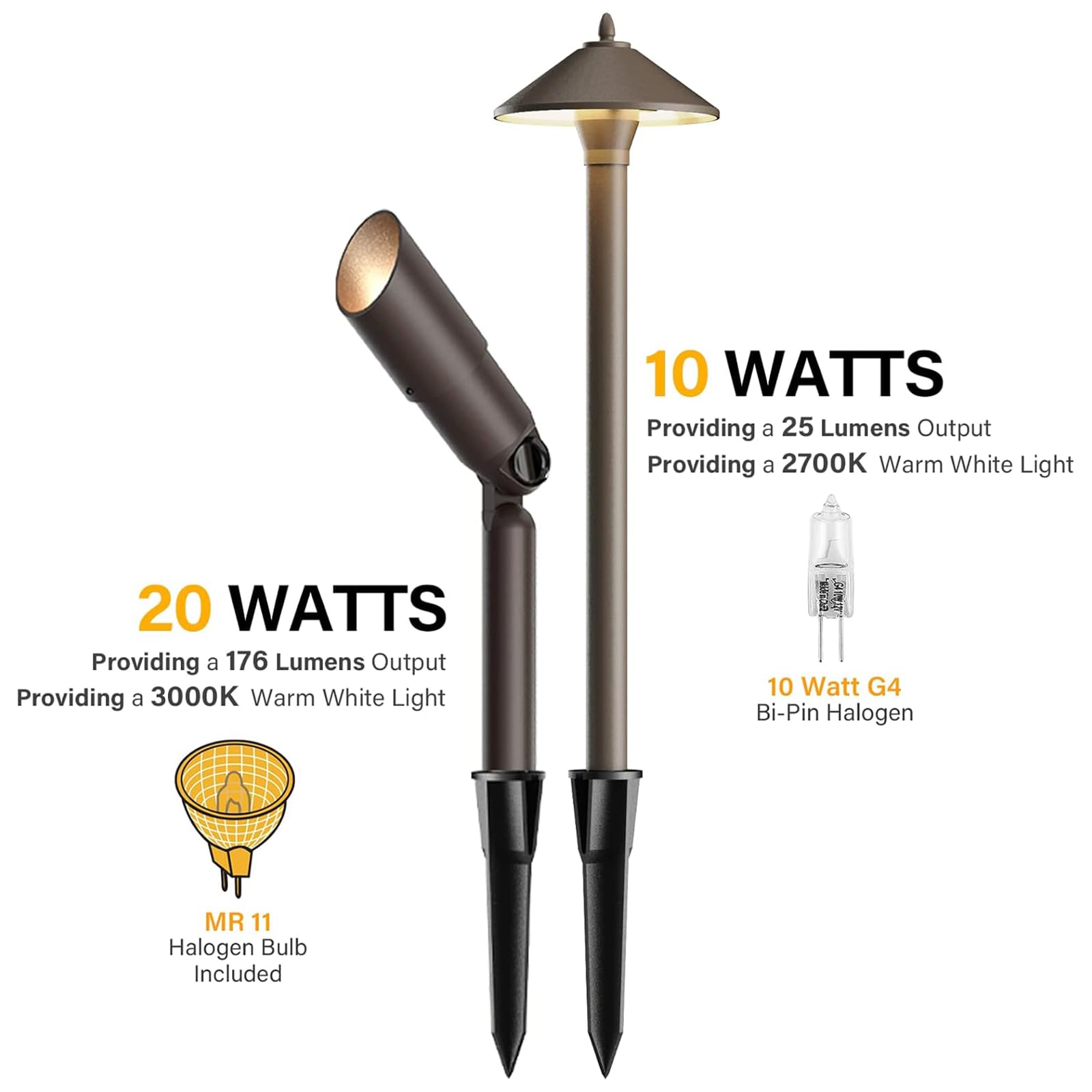 Malibu Low Voltage Landscape Lights Kit Outdoor Pathway Lighting