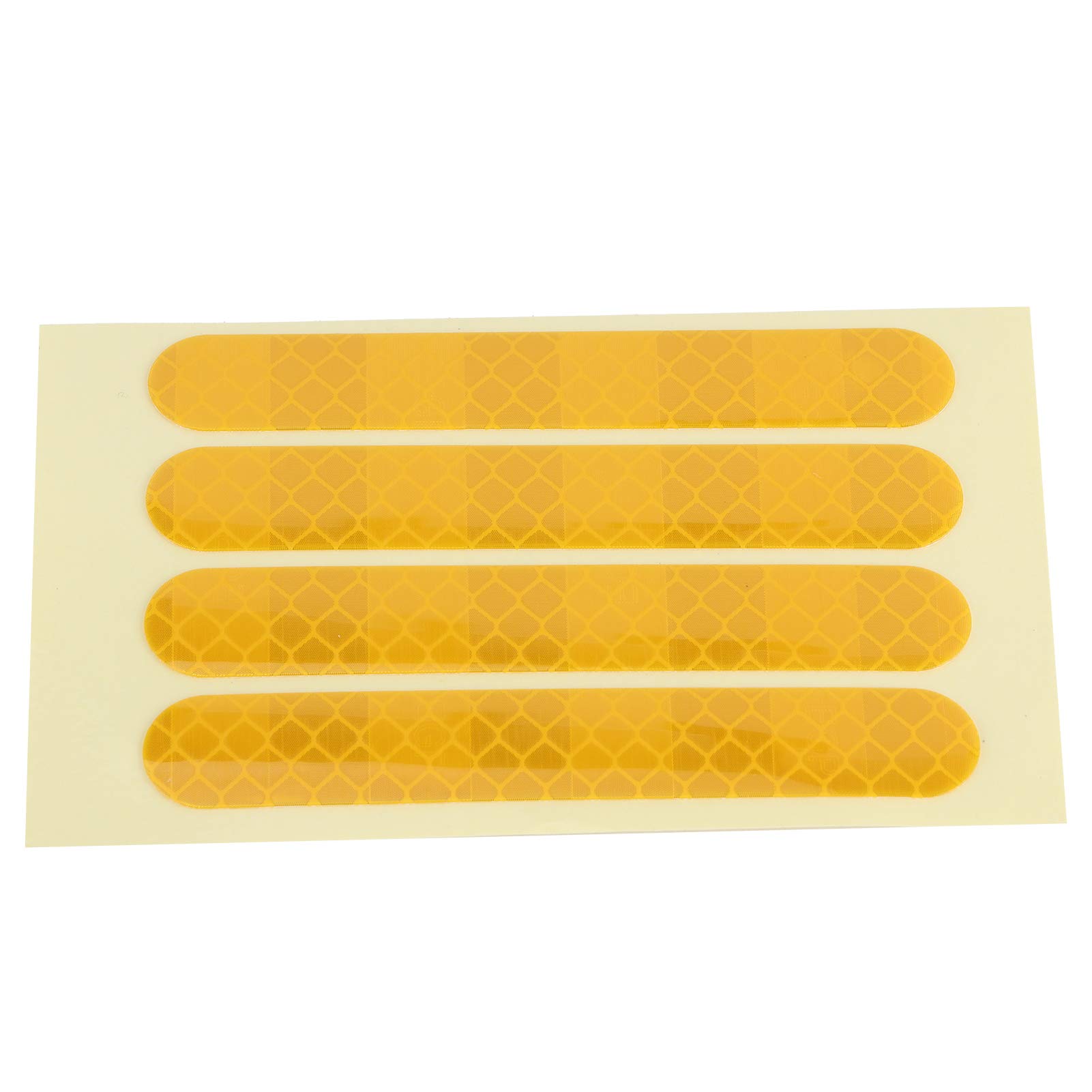 Sticker Réfléchissant Ensemble pour le Scooter électrique G30, une luminosité Réfléchissante élevée, Améliorer la sécurité de la Conduite la Nuit, Matériau PVC (YELLOW)