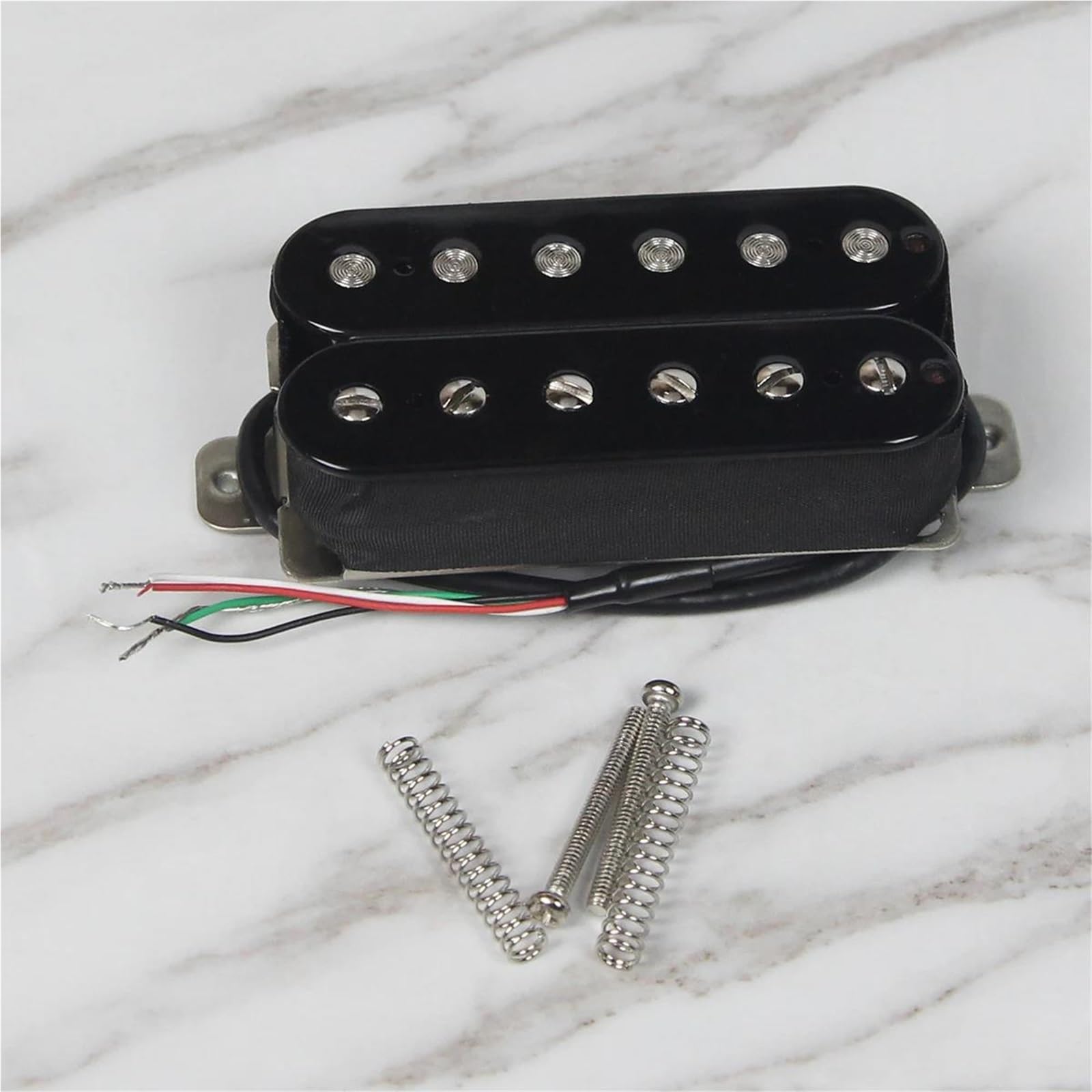 Pickup Gitary Elektrycznej Alnico 5 przetwornik humbucker do gitary elektrycznej 14K przetwornik mostkowy do gitary czarny