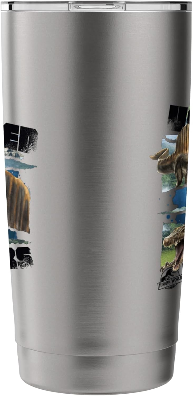 Jurassic World Rebirth Untamed Waters Spinosaurus Stainless Steel Insulated Tumbler