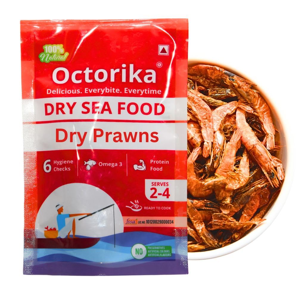 Octorika Dry Prawns, 50g