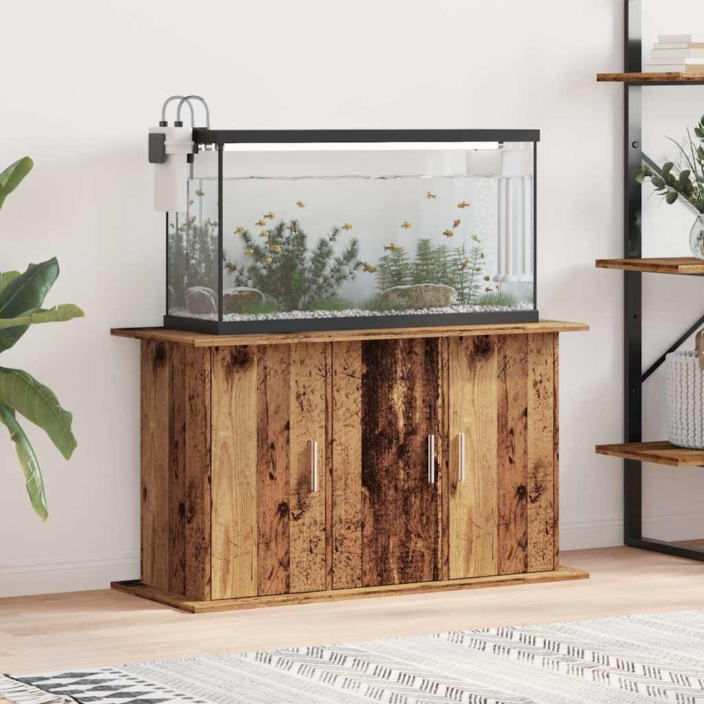 vidaXL Aquariumständer Altholz-Optik 101x41x58 cm Holzwerkstoff, Aquarienschrank, Aquarienunterschrank, Aquarienständer, Aquariumunterschrank