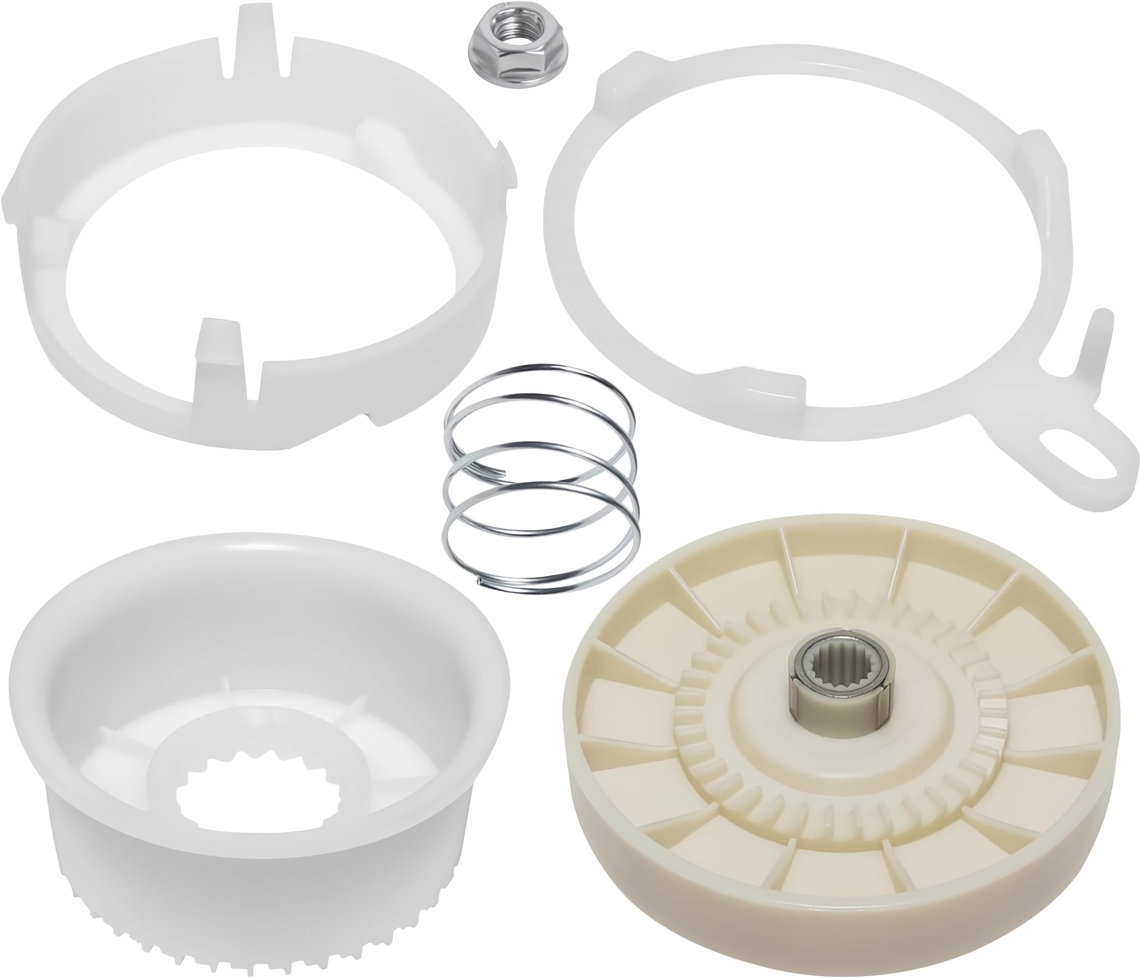 PartsBroz W10721967 Washer Pulley Clutch Kit - Compatible With Whirlpool Maytag KitchenAid Jenn-Air Washer Models - Replaces AP5951296 W10006356 PS10057144 - Durable Performance for Smooth Operation