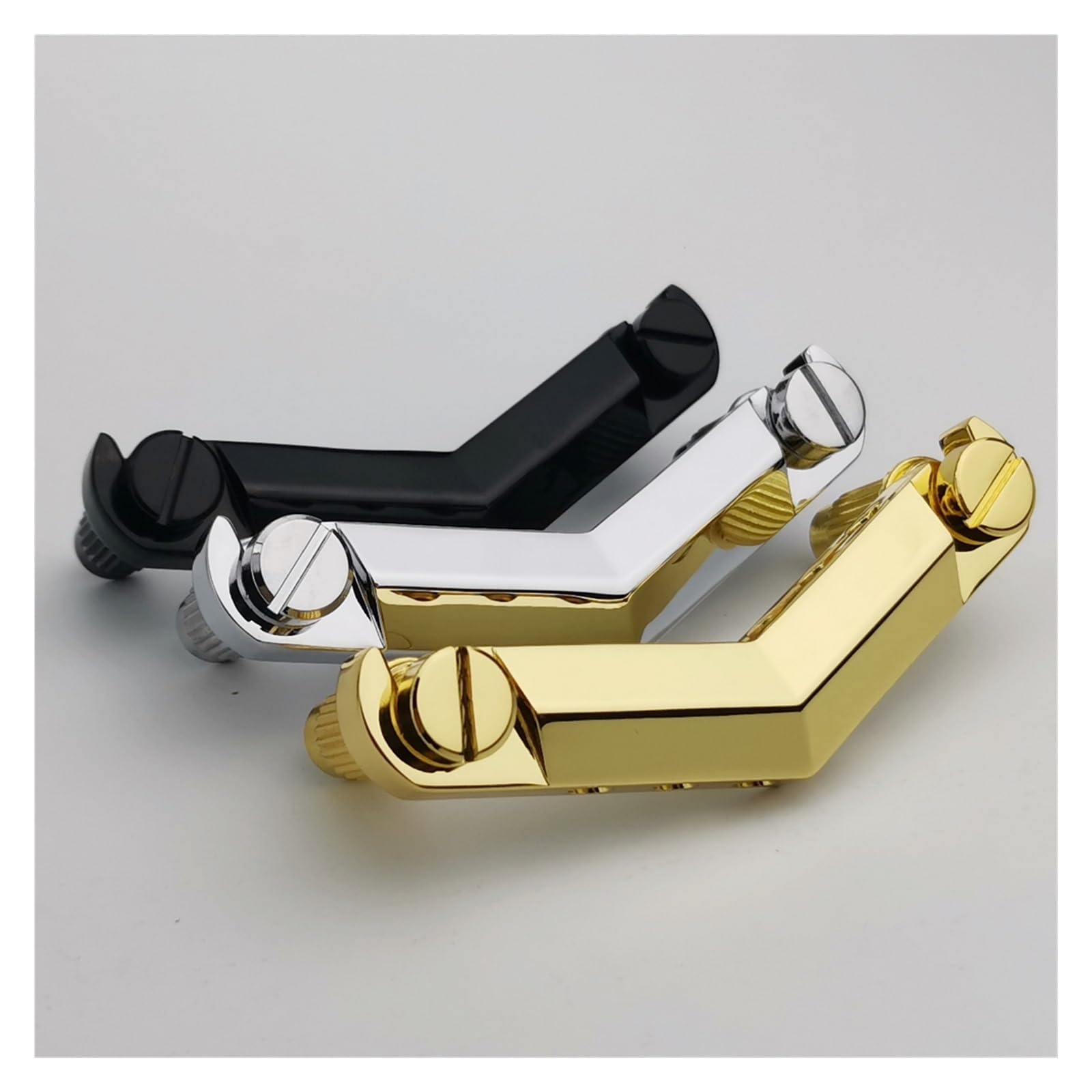 Set ponte per chitarra con sellette a rullo, compatibile con Guyker, GK21 | Cordiera stop bar con ancoraggi e perni, ponte Tune-O-Matic per chitarra elettrica LP SG(GK21 GM005 GD)