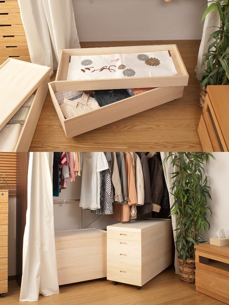 Amazon｜桐衣装箱 幅95cm×高さ64cm HI-0036｜収納ケース・ボックス