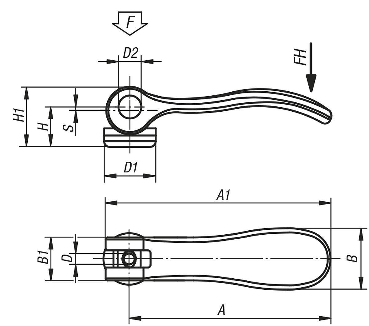 KIPP K0005.1501406.20 - Leva eccentrica