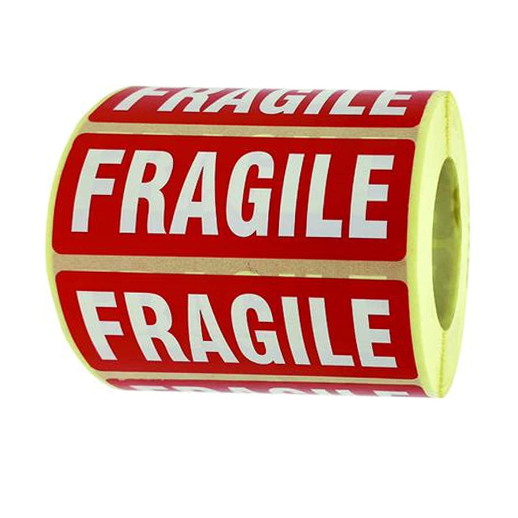 1000 x Fragile Parcel Labels Stickers Permanent Self Adhesive Size 89 x 32mm / Sticker ONLY Pack of 1000 Sticker