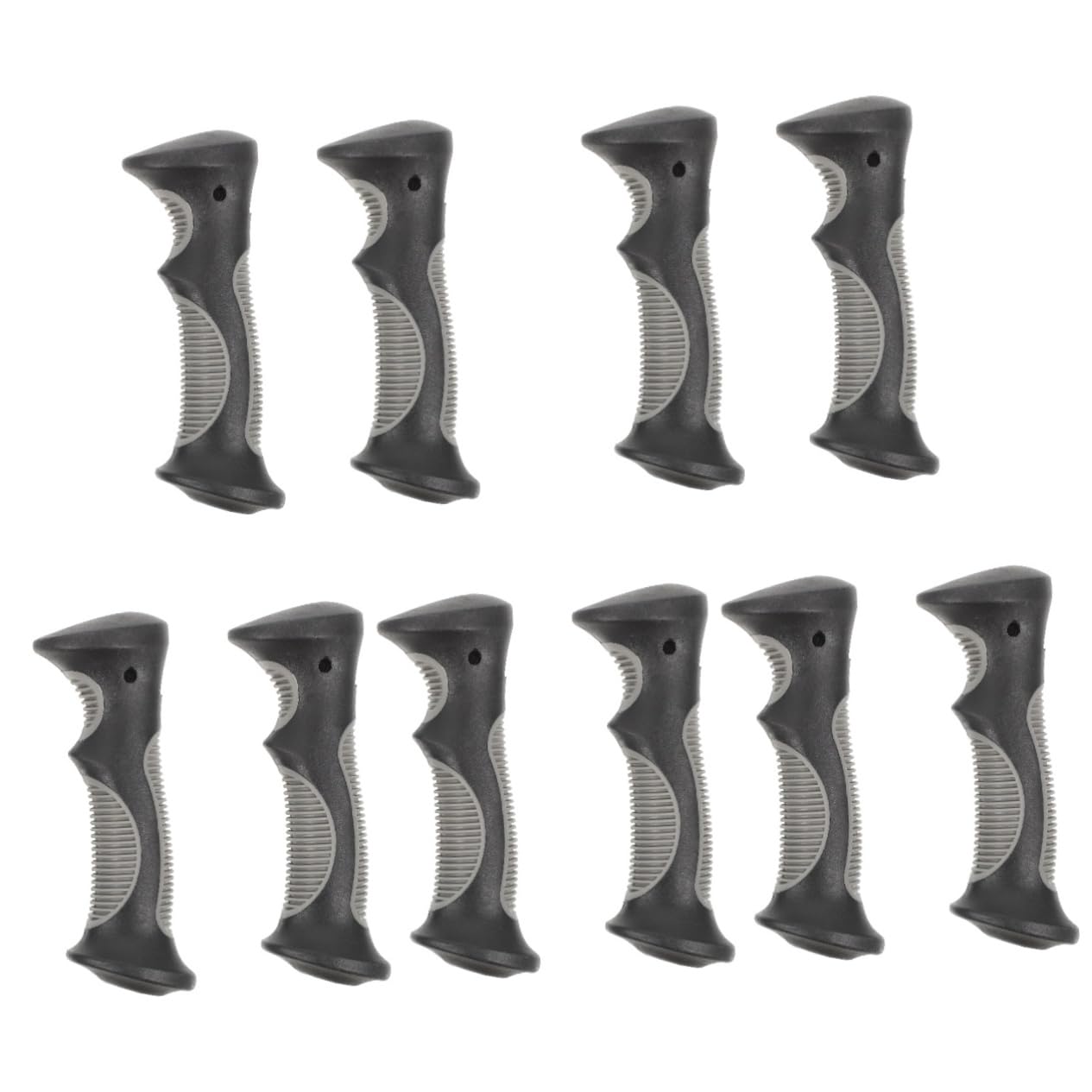 Bastones De Trekking con Mango De Plástico Bastones De Trekking con Empuñadura Bastones De Bastones De Trekking para Camping Empuñaduras Negras 2 Piezas x 5