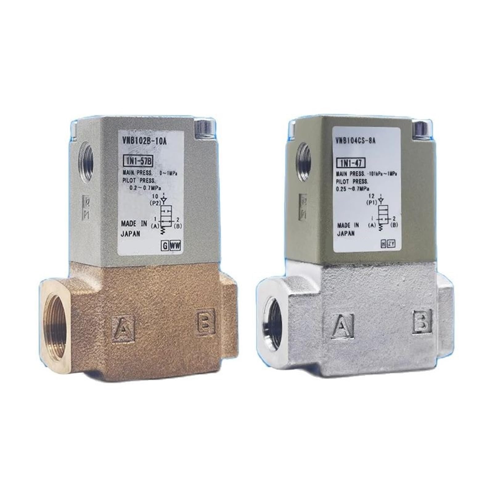 UWUKCJOKQ 1pcs Air Control Valve VNB104B-6A VNB104B-8A VNB104B-10A VNB102B-6A VNB102B-8A VNB102B-10A VNB103B-6A VNB103B-8A VNB103B-10A VNB(VNB104B-8A)