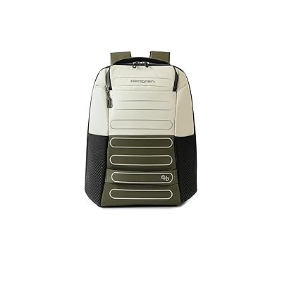 Hedgren Handle Medium Backpack Computer Bags Vaporous Grey/Olive, Polyester