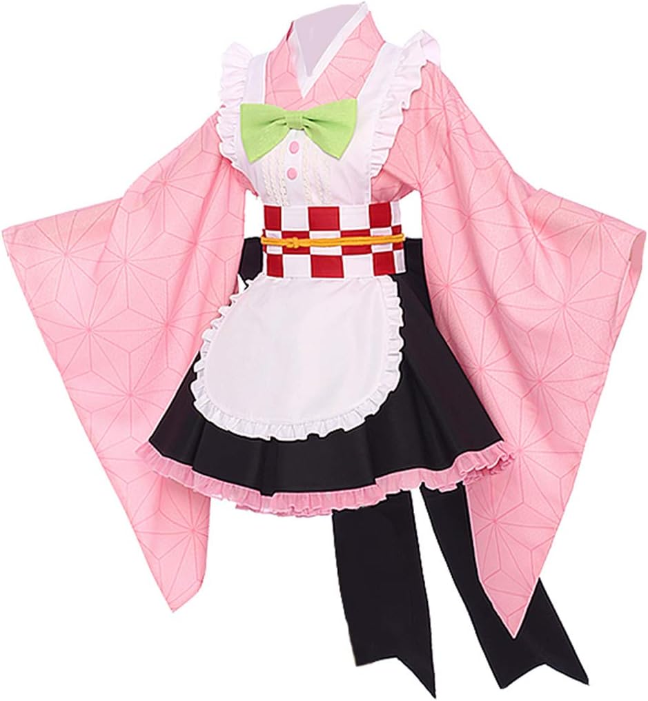 Bilicos Demon Kimetsu Slayer Kamado Nezuko Maid Kimono Domestique bilicos-demon-kimetsu-slayer-kamado-nezuko-maid-kimono-domestique