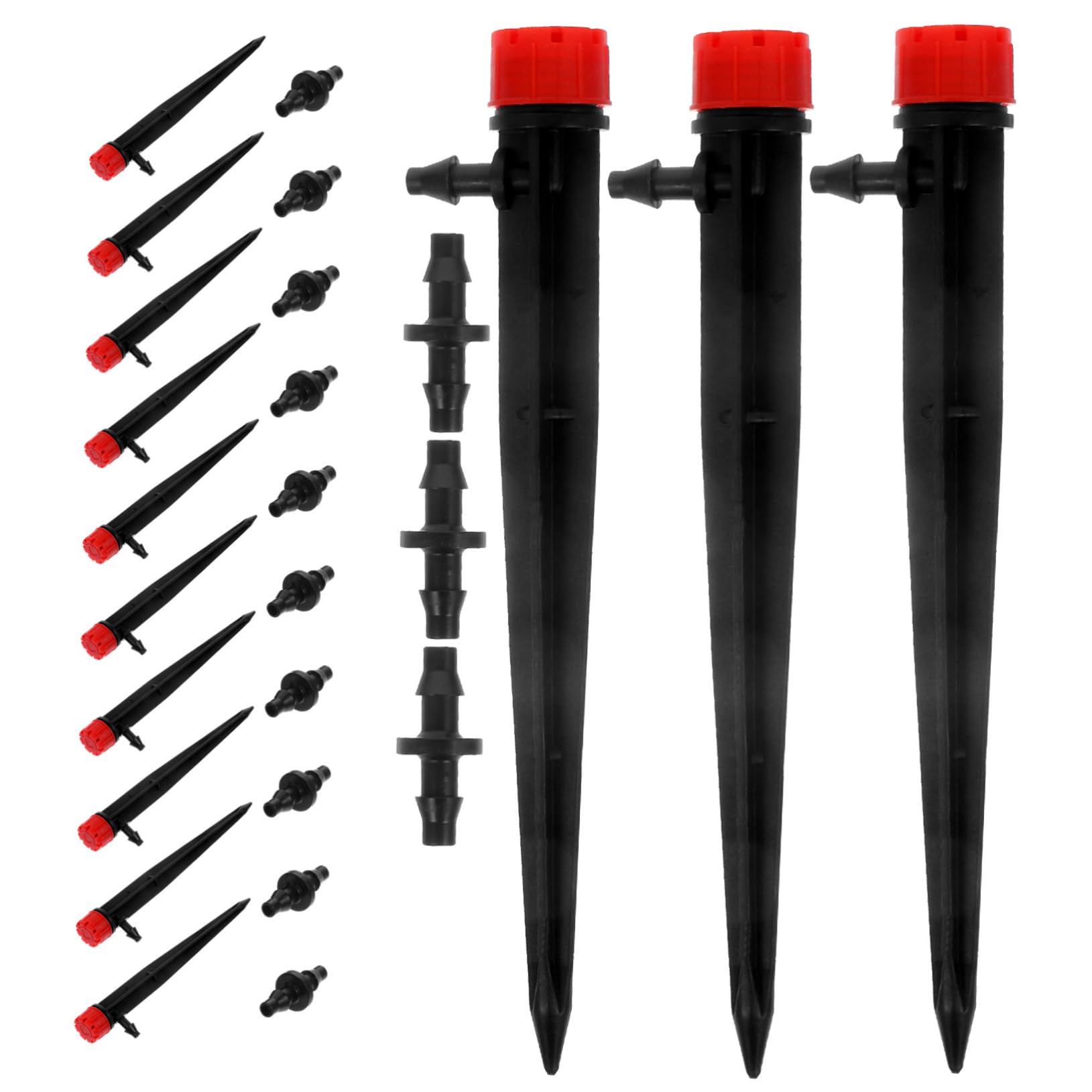 KONTONTY 1Set Nozzles for Drip Irrigation Durable Garden Water Sprinklers Coverage Fits Water Tubing for Pots and Landscaped Areas