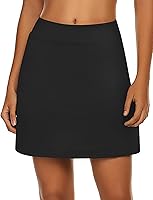 Ekouaer Women's Tennis Golf Skort with Built-in Shorts - Lightweight Quick-Dry Active Skirt for Running Workouts