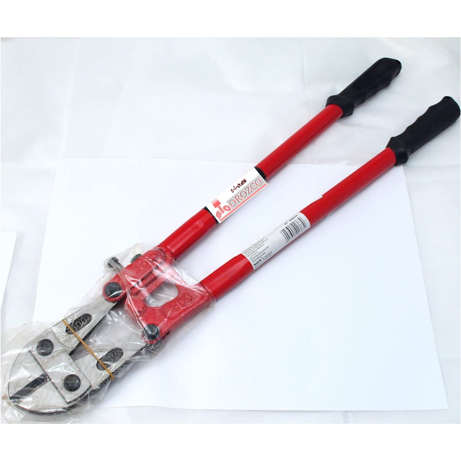 SIO Cortapernos Cortavarillas 24" 600mm Heavy Duty Cut600 - Cizalla Profesional Alta Resistencia para Acero, Varillas, Cadenas Candados - Mangos Antideslizantes Corte Preciso Industrial Taller