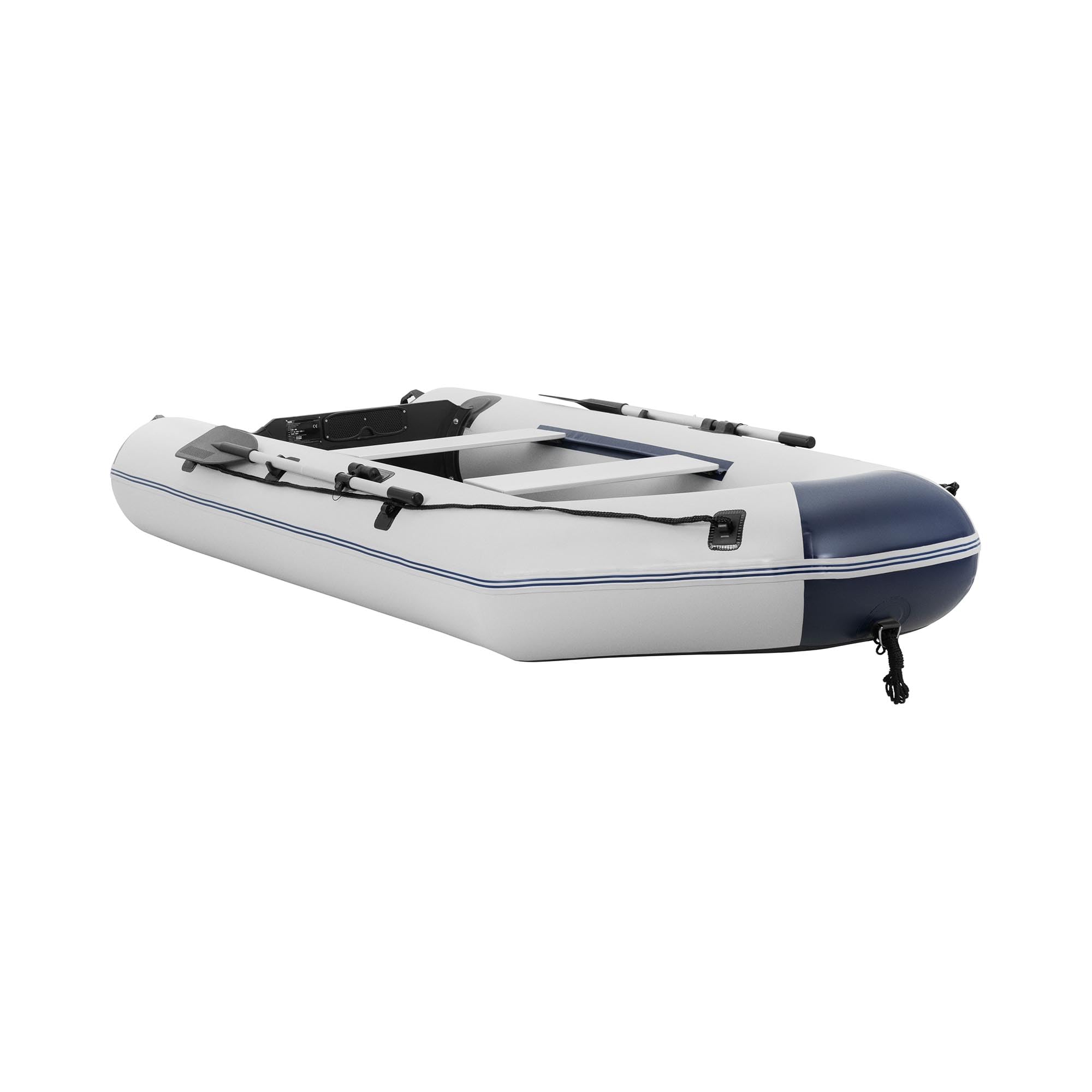 MSW Motor Technics MSW Gommone gonfiabile - Nero, bianco - 403 kg - Pavimento in alluminio - 5 persone, MSW-MIB-R-330B