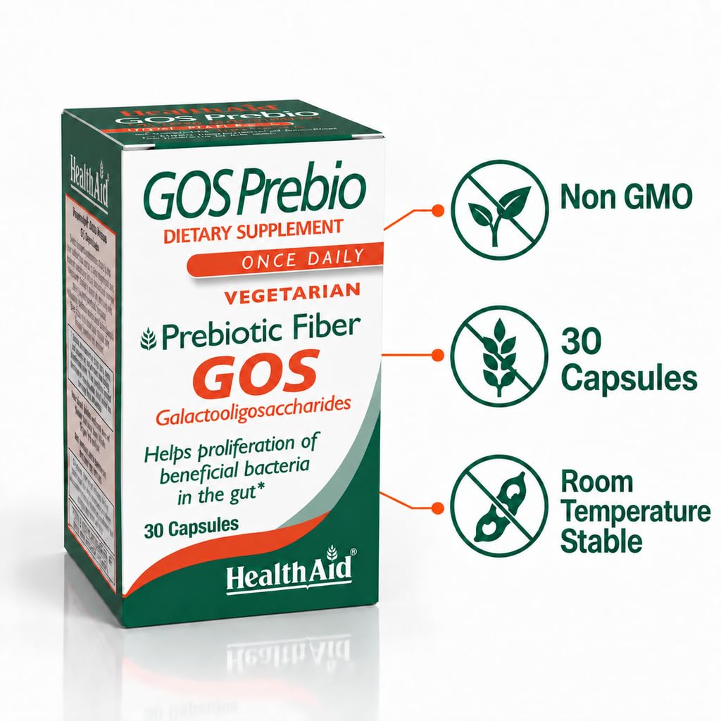 HealthAid GOSPrebio, Prebiotic Fiber, Once Daily, 30ct, Helps Proliferation of Beneficial Bacteria in the Gut, Galactooligosaccharides — Amazon image 8