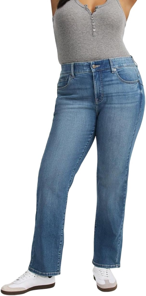 Torrid Women's Plus Size Jeans - Bombshell Straight High-Rise Jean