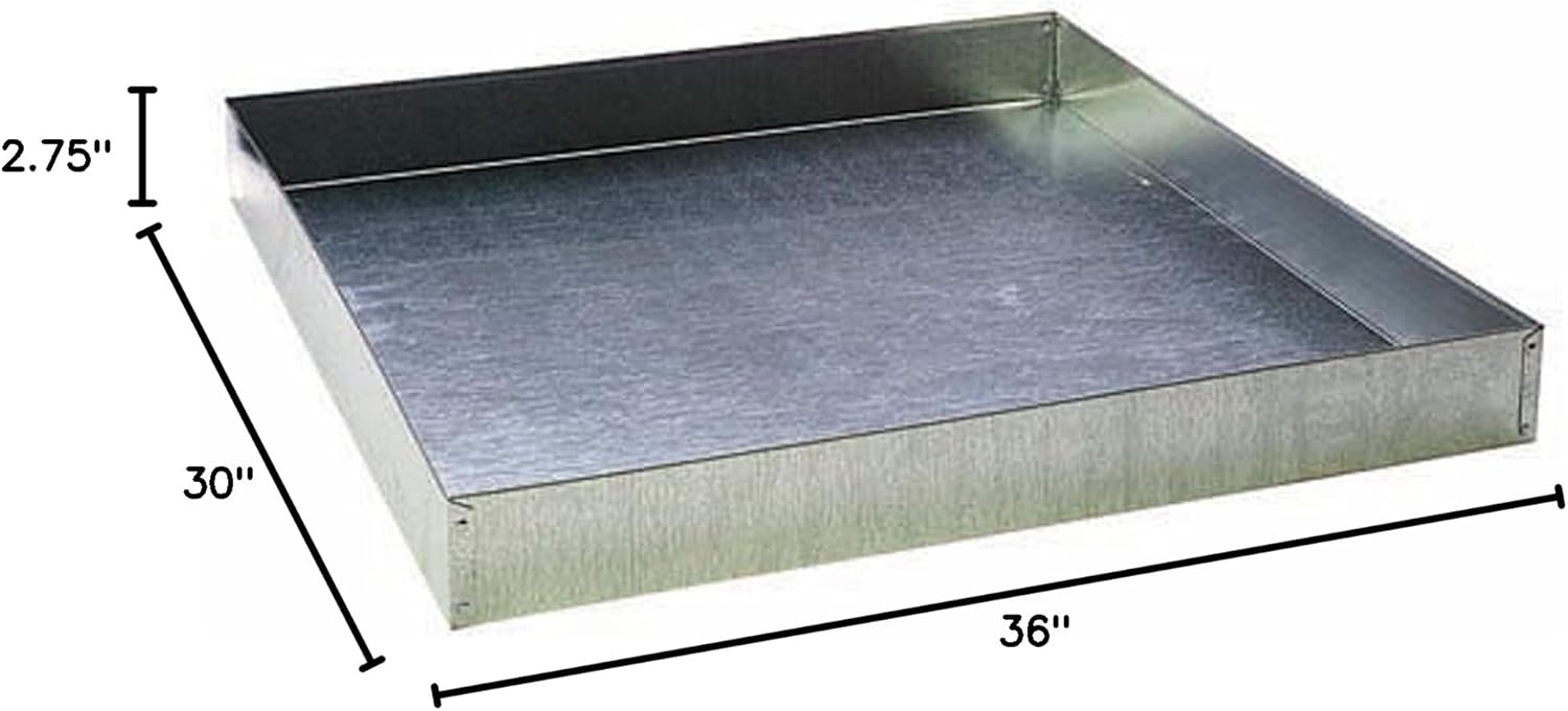 Pet Lodge® Steel Dropping Pan | Rabbit Tray Pan | Waste Bin | 36 X 30