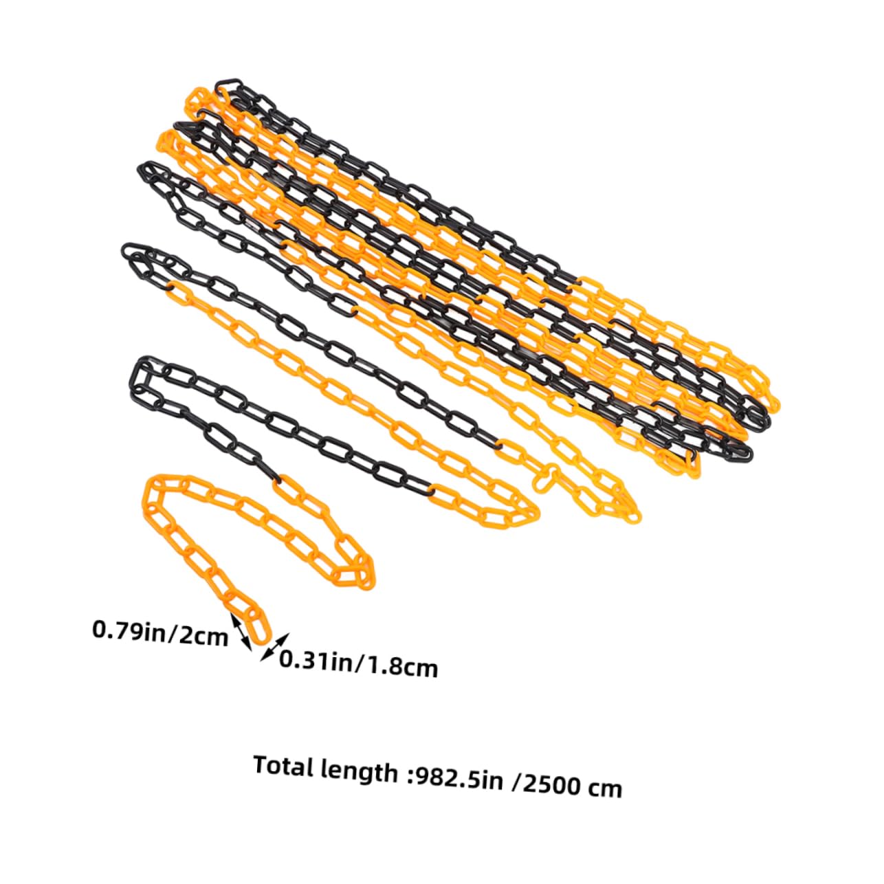 Alipis Parking Safety Barrier Chain Chain for Driveway Pedestrian Control High Visibility