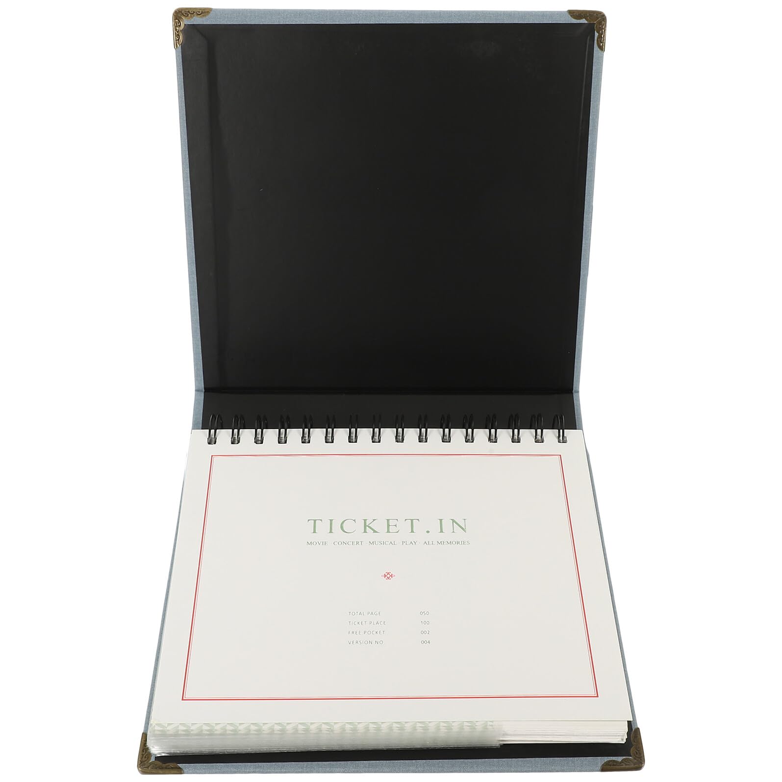 Album de tickets collection pour ne plus perdre vos billets de spectacles et photos souvenirs