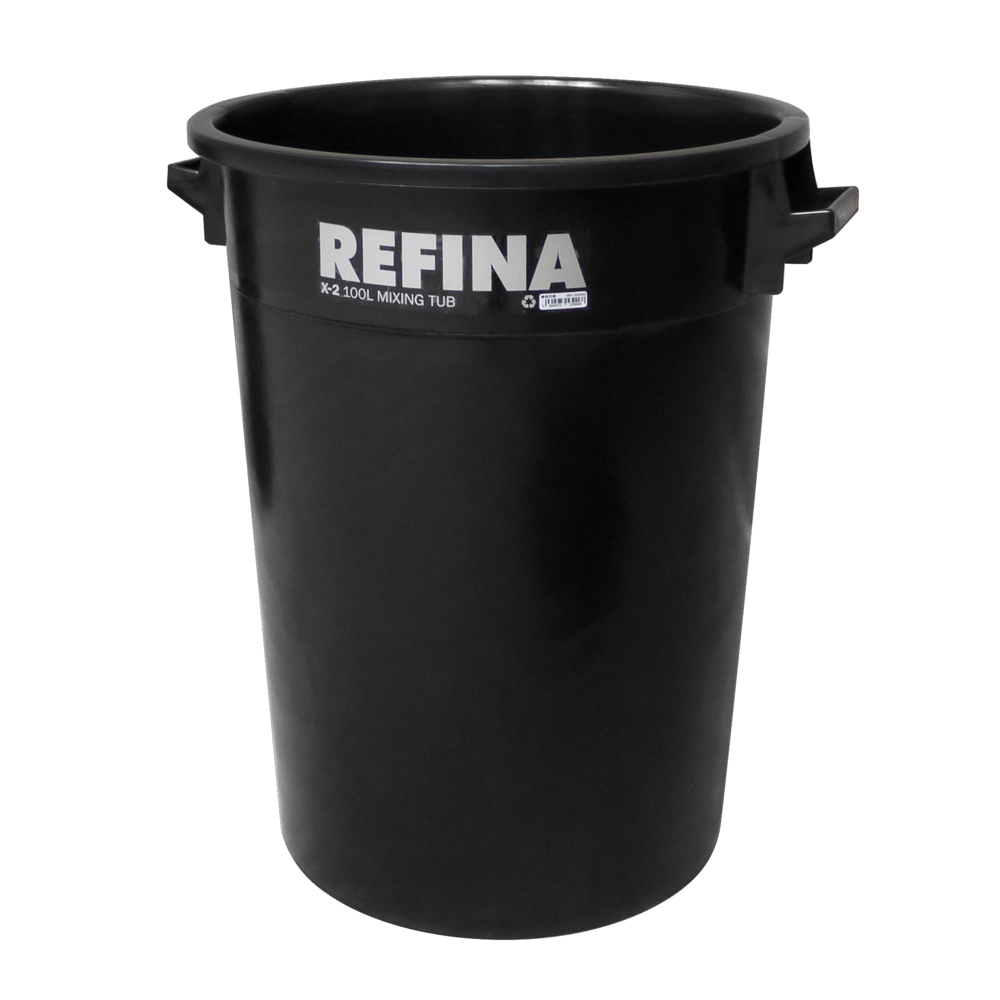 Refina X-2 Black Mixing Tub 100L for Floor Compounds, Plaster and More, Screed Mixing Tub 520x670mm
