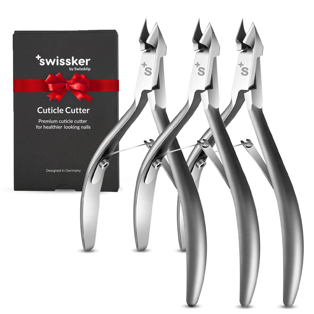 Swissker by Swissklip Cuticle Trimmer I Best Cuticle Remover I Cuticle Nippers Cutter Scissors I Nail Nipper used