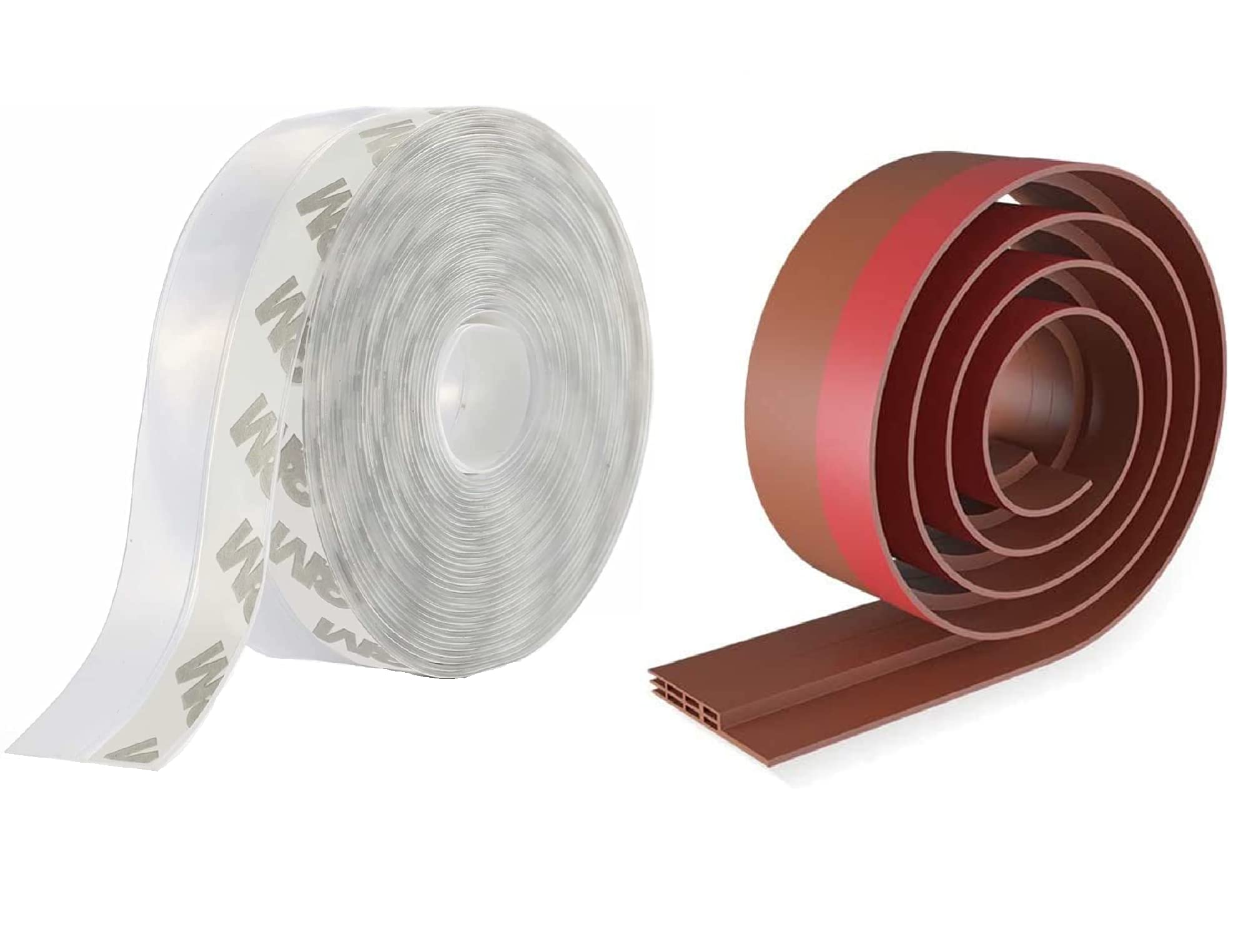 Hukimoyo Door Tape for Seal Bottom Sealer Strip, Door Sealing Strip for Home, Gap Sealer Waterproof Self-Adhesive Sealing Tape for Insects Blocks (Transparent (3 Meter)) (B08PBS5N28) Amazon Price History, Amazon Price Tracker