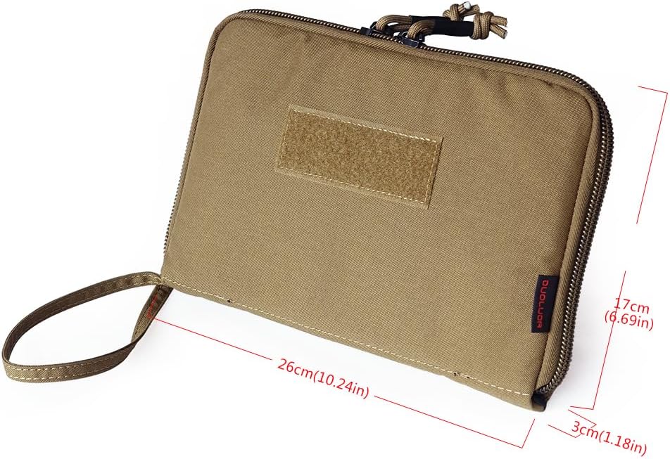 2-Pack Soft Pistol Cases Handgun Case Soft Pistol Rug Case Tactical Handgun Storage Pouch with for Hunting Shooting Range Sports Home storage,「3 of ID Patches Included」 - Image 5