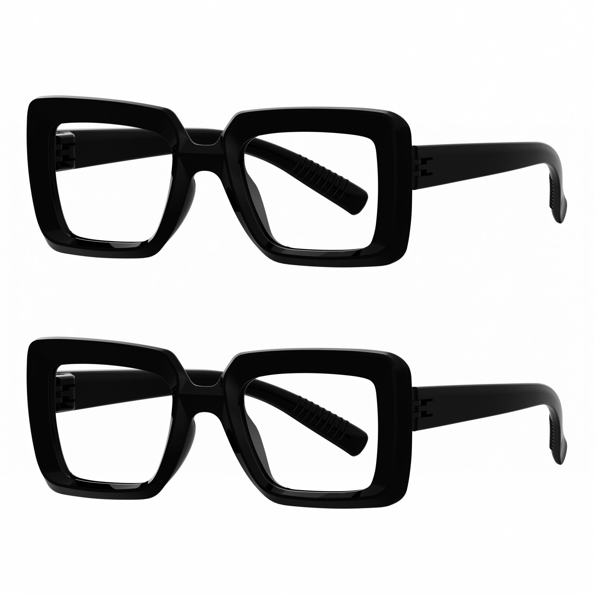 Eyekepper Reading Glasses 0.75, Readers for Women, 2 Pack Black